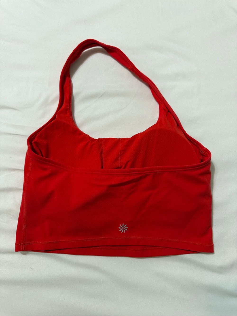 Athleta Red Halter Crop Top - Picture 2 of 4
